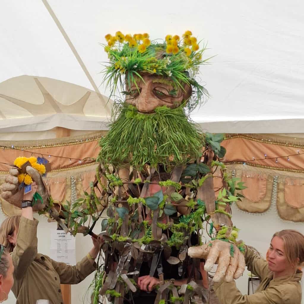 walk of the dandelion at ventnor fringe photo by scott martin